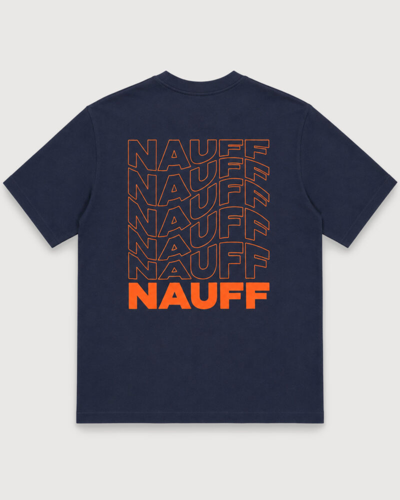 Panta Rhei T-Shirt Navy – Rückseite mit Siebdruck – NAUFF Streetwear
